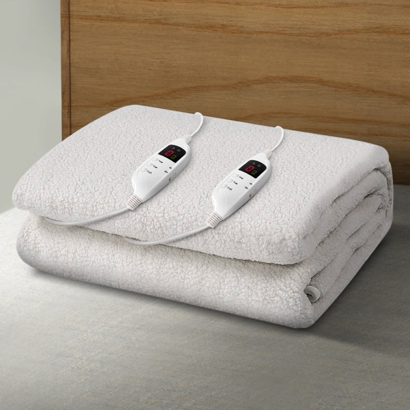 Giselle Bedding Double Size Electric Blanket Fleece