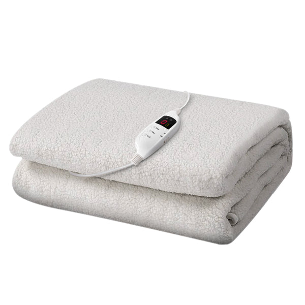 Giselle Bedding Single Size Electric Blanket Fleece