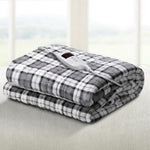 Heated Flannel Snuggle Blanket, 10-Level, LED, Washable - Giselle Bedding