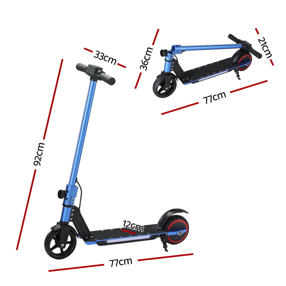 130W Foldable Electric Scooter with LED & RGB Lights - [Brand Name]