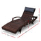 Gardeon Outdoor Sun Lounge Furniture Day Bed Wicker Pillow Sofa Set