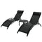Gardeon Sun Lounger Chaise Lounge Chair Table Patio Outdoor Setting Furniture