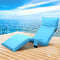 Artiss Adjustable Beach Sun Pool Lounger - Blue