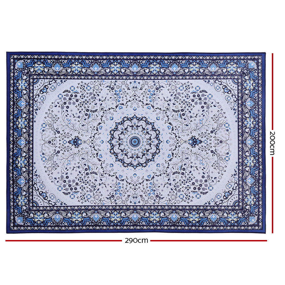 Water-Repellent Velvet Floor Rug 200x290 Mat - Artiss