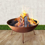 Heat-Resistant Portable Cast Iron Fire Pit 70cm - Grillz