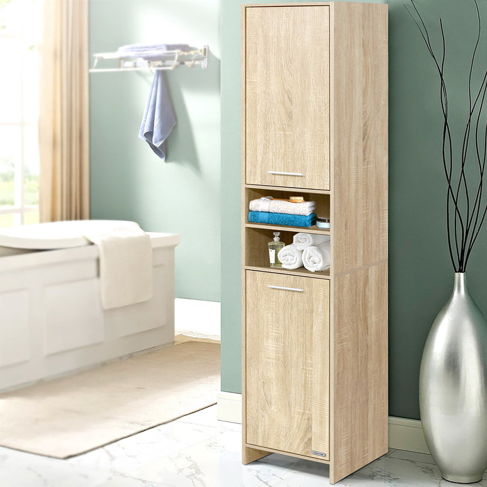 Artiss Bathroom Cabinet Storage 185cm Wooden