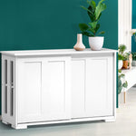 White Sliding Door Sideboard with Ample Storage - Artiss