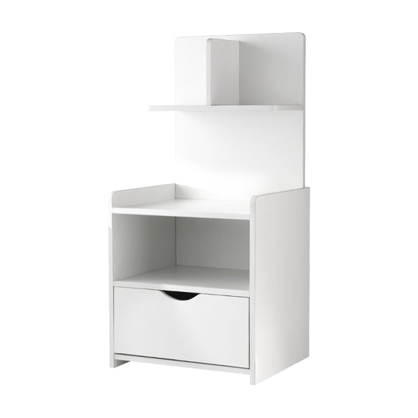 Artiss Bedside Table Cabinet Shelf Display Drawer Side Nightstand Unit Storage
