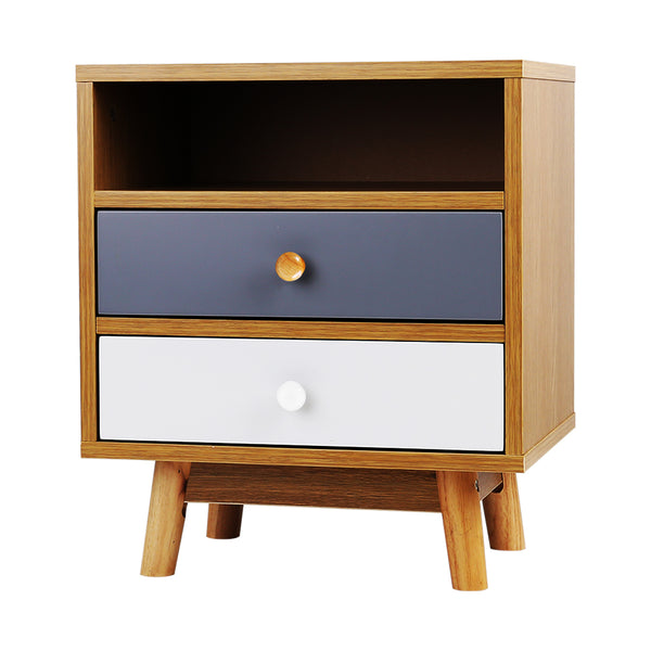 Artiss Wooden Bedside Table