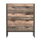 Artiss Chest of Drawers Tallboy Dresser Storage Cabinet Industrial Rustic