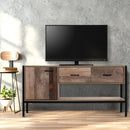 Artiss TV Stand Entertainment Unit Storage Cabinet Industrial Rustic Wooden 120cm