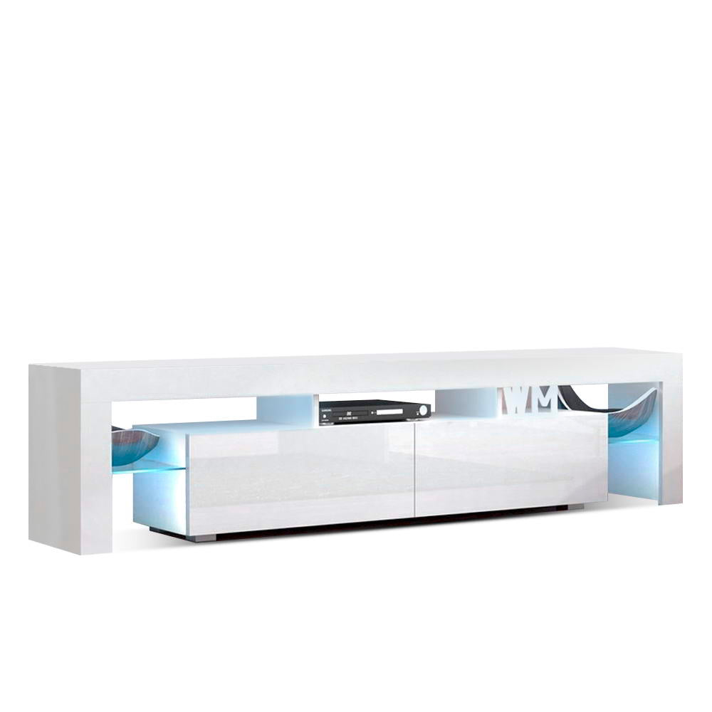 Artiss Entertainment Unit TV Cabinet LED 189cm White Elo