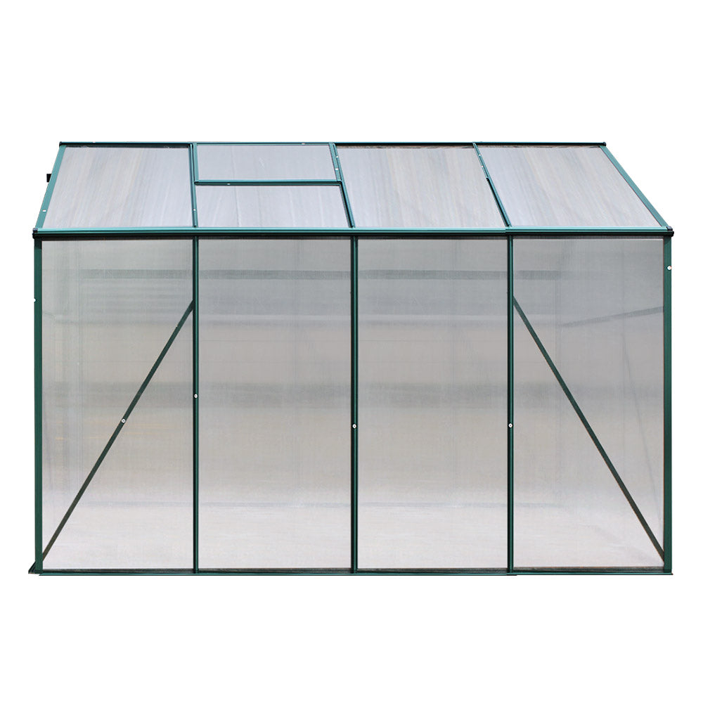 Greenfingers Greenhouse 2.52x1.9x1.83M Aluminium Polycarbonate Green House Garden Shed