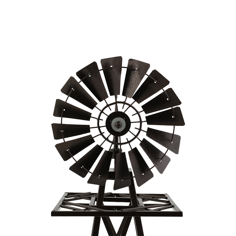 Garden Windmill 160cm Metal Ornaments Outdoor Decor Ornamental Wind Mill