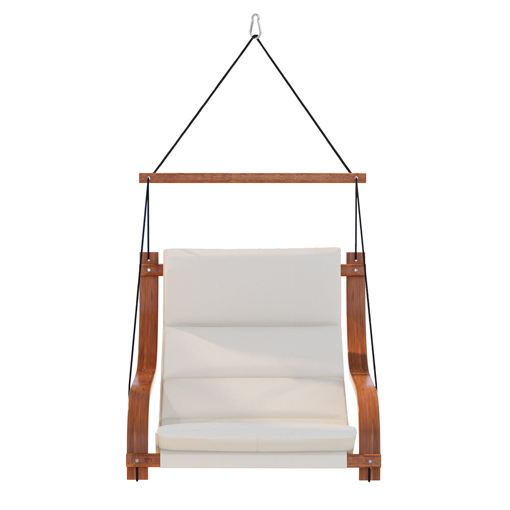Gardeon Hammock Chair Wooden Hanging Indoor Outdoor Lounge Patio
