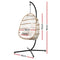 Gardeon Egg Swing Chair Hammock With Stand Outdoor Furniture Hanging Wicker Seat