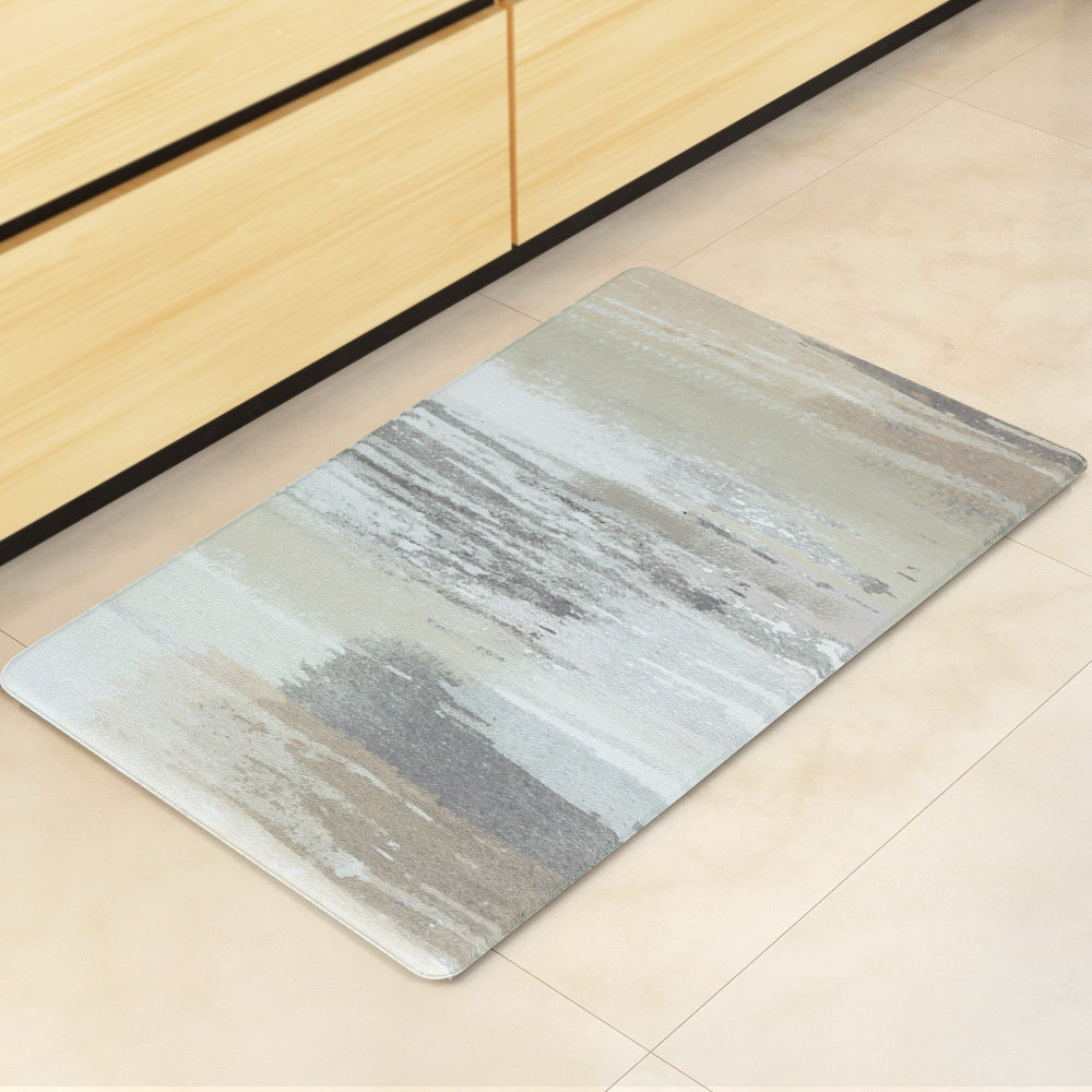Artiss Kitchen Mat 45x75cm PVC Floor Rug Carpet Non-slip Lydia