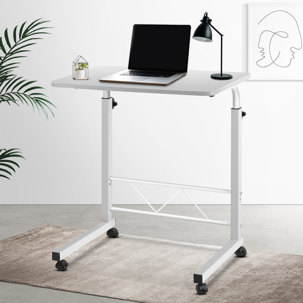 Artiss Laptop Desk Table Adjustable 60CM White