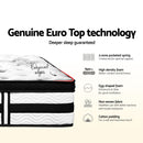 Giselle Bedding Algarve Euro Top Pocket Spring Mattress 34cm Thick Double