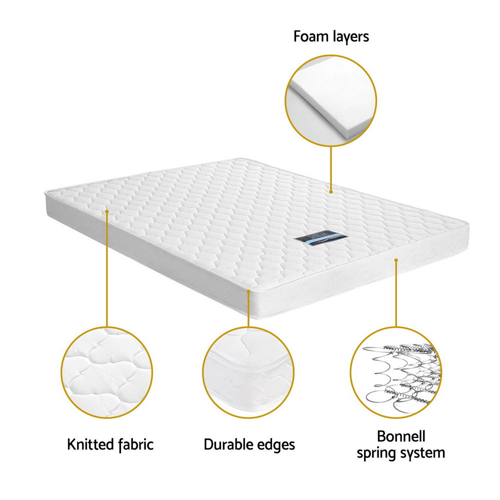 Medium Firm King Single Mattress, 13cm Thick | Giselle Bedding