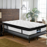 Plush Euro Top Mattress 31cm Medium Firm Single - Giselle Bedding