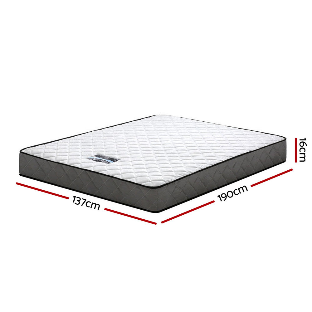 Medium-Firm Double Mattress, Bonnell Spring | Giselle Bedding