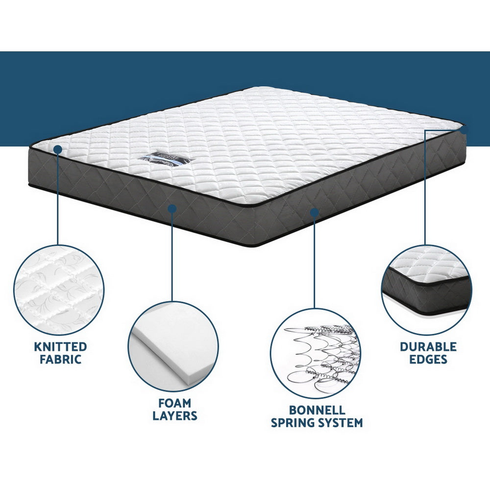 Medium-Firm Double Mattress, Bonnell Spring | Giselle Bedding