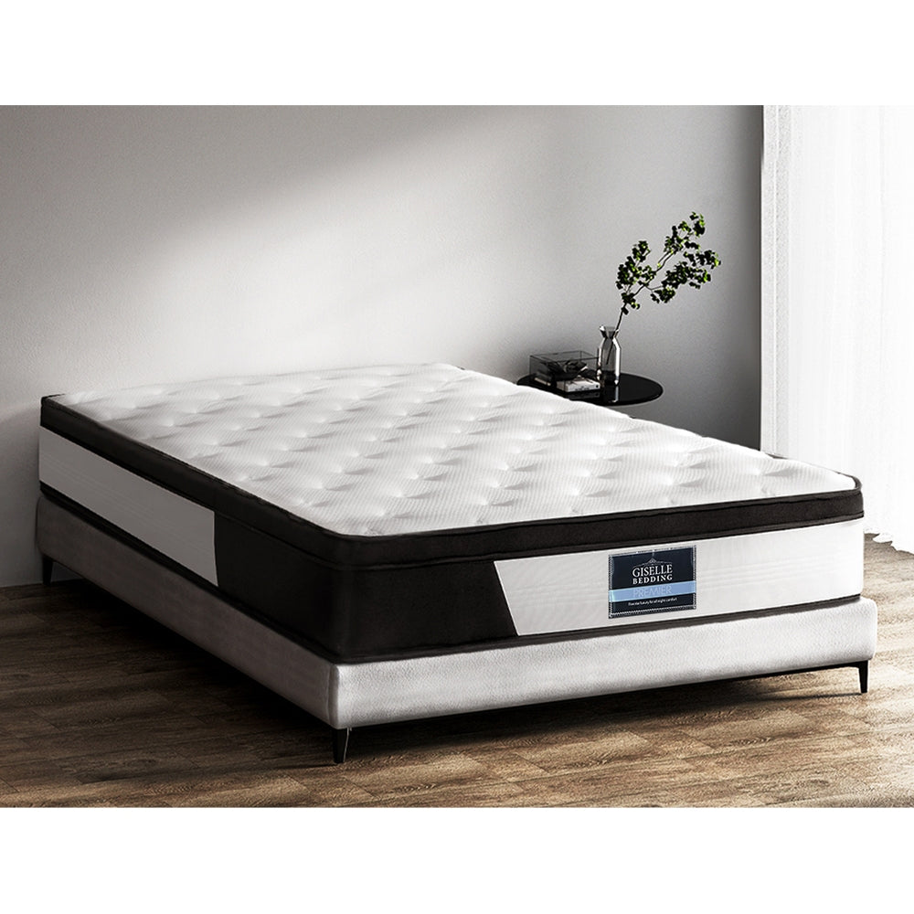 Medium Firm Pocket Spring Queen Mattress 30cm - Giselle Bedding