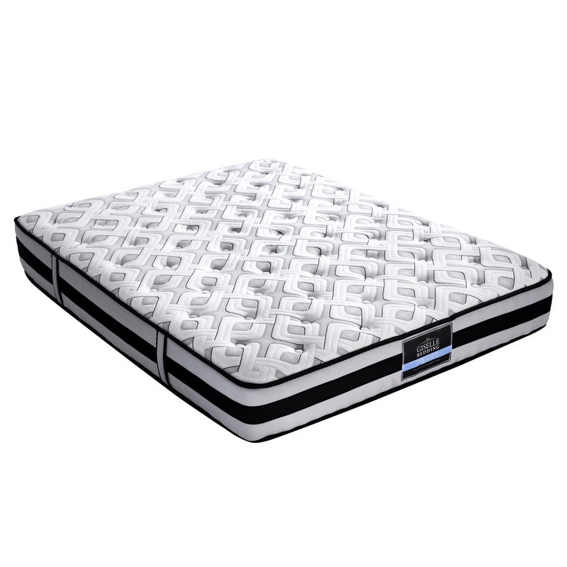 Giselle Bedding Rumba Tight Top Pocket Spring Mattress 24cm Thick Queen