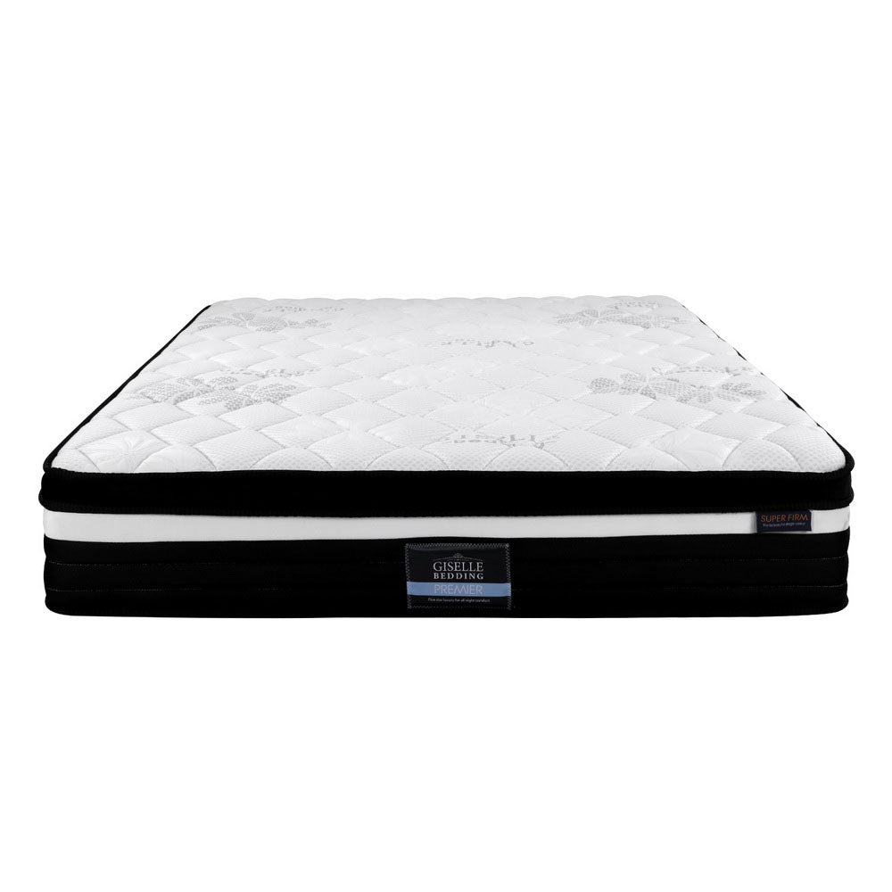 Ultra-Firm 28cm Double Mattress w/ 7-Zone Springs - Giselle Bedding