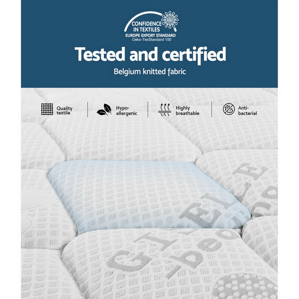 Ultra-Firm 28cm Double Mattress w/ 7-Zone Springs - Giselle Bedding