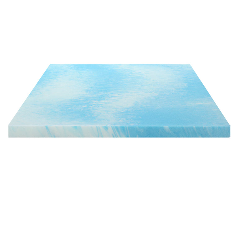 Giselle Cool Gel Memory Foam Topper Mattress Toppers w/ Bamboo Cover 5cm KING