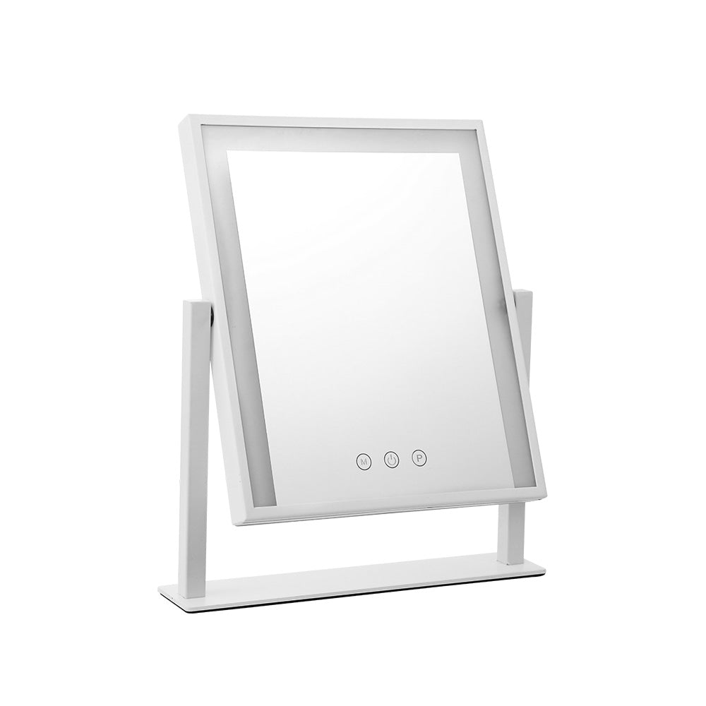 Embellir Makeup Mirror 25x30cm Hollywood Vanity with LED Light Rotation White