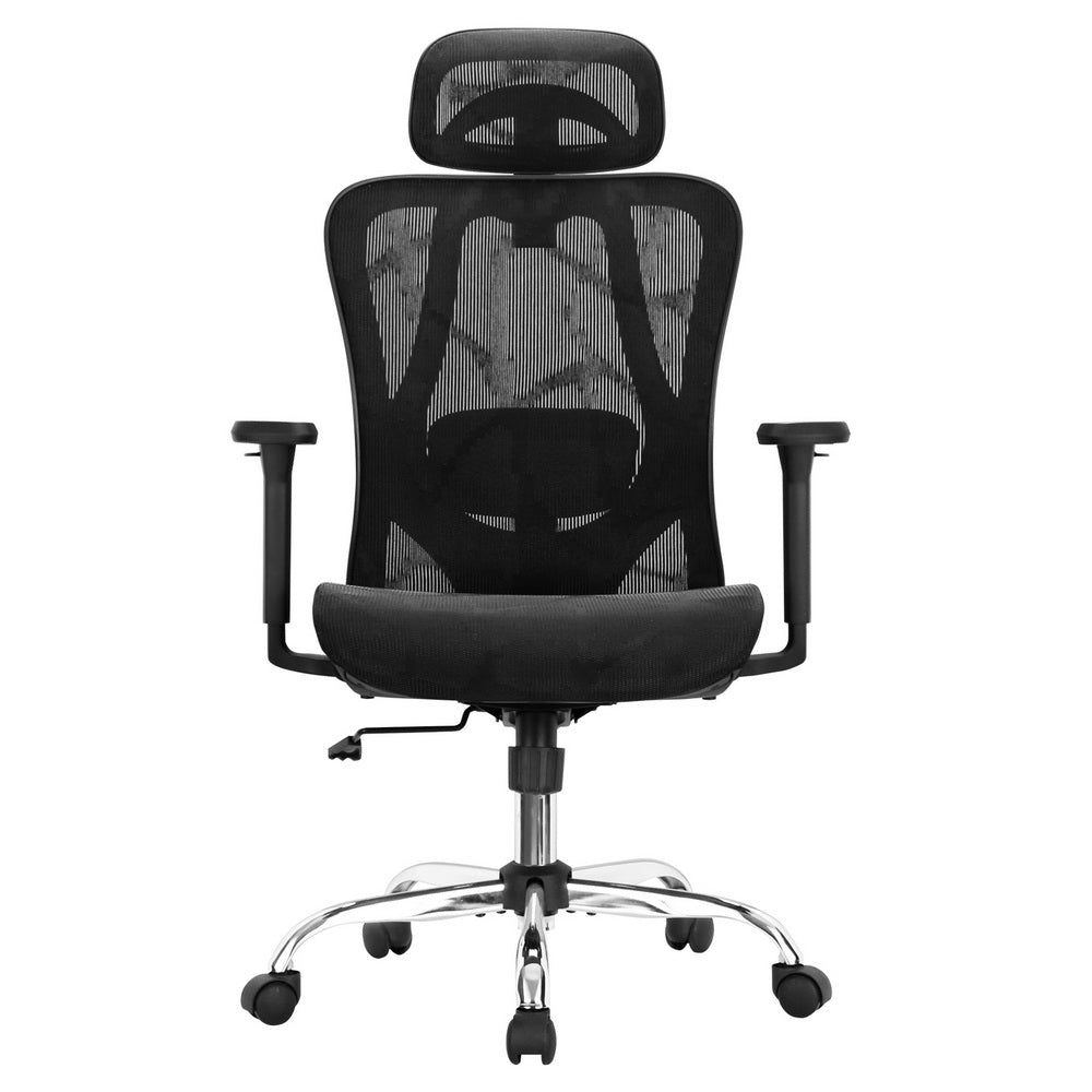 Ergonomic Reclining Mesh Office Chair with 3D Armrests - Artiss