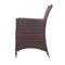 Gardeon 3 Piece Wicker Outdoor Furniture Set - Brown