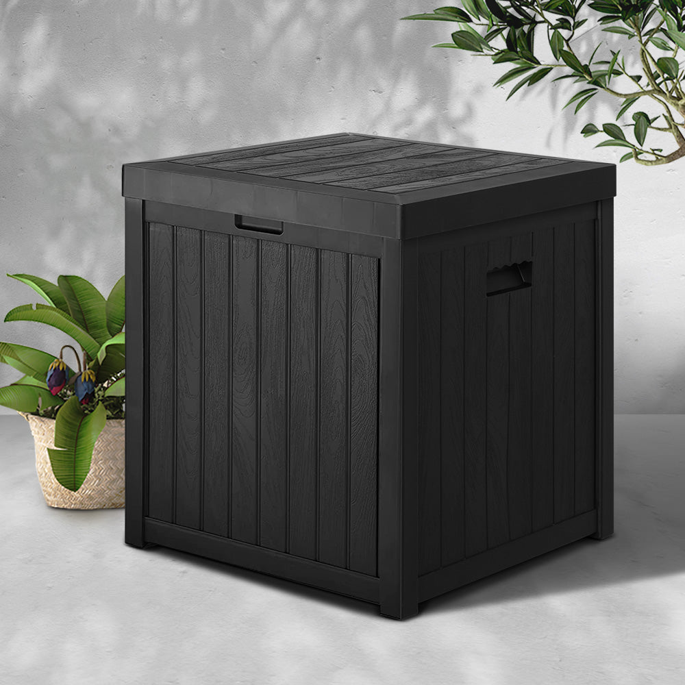 195L Weather-Resistant Storage Box Bench Seat - Gardeon