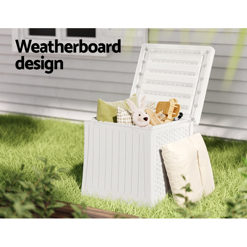 Weather-Resistant 56L Outdoor Storage Box, Gardeon