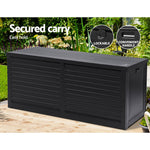 Lockable 490L Weather-Resistant Outdoor Storage Box - Gardeon