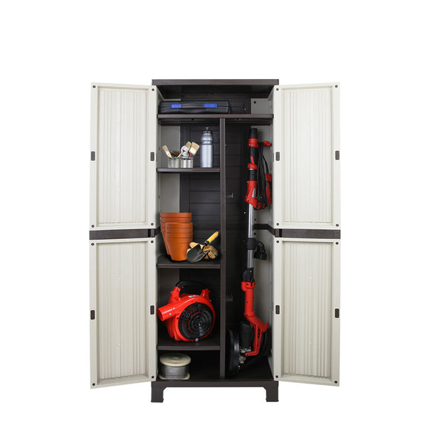 Gardeon Outdoor Storage Cabinet Lockable Cupboard Garage 173cm