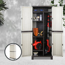 Gardeon Outdoor Storage Cabinet Lockable Cupboard Garage 173cm