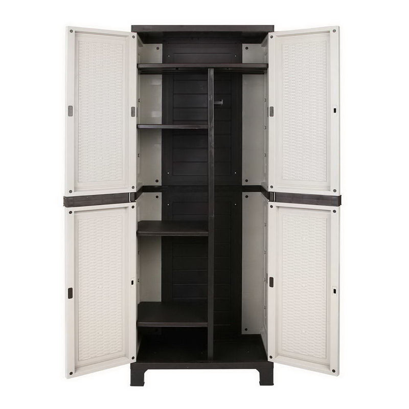 Gardeon Outdoor Storage Cabinet Cupboard Lockable Garage 173cm