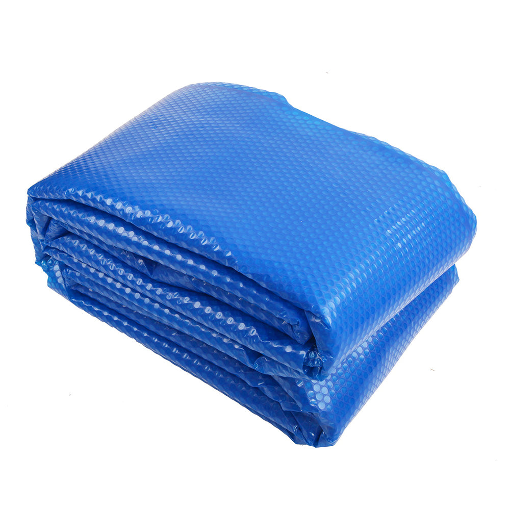 400 Micron Solar Pool Cover 11x6.2m, UV & Chemical Resistant - Aquabuddy