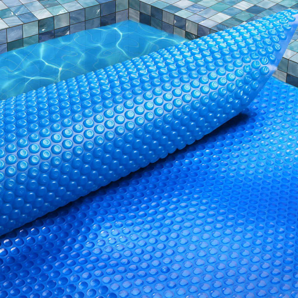 Aquabuddy Pool Cover 8x4.2m 400 Micron Swimming Pool Solar Blanket Blue