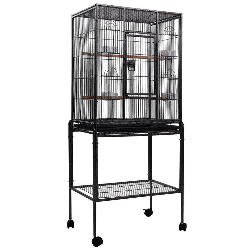 i.Pet Bird Cage Pet Cages Aviary 144CM Large Travel Stand Budgie Parrot Toys