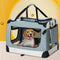 i.Pet Pet Carrier Soft Crate Dog Cat Travel 90x61CM Portable Foldable Car 2XL