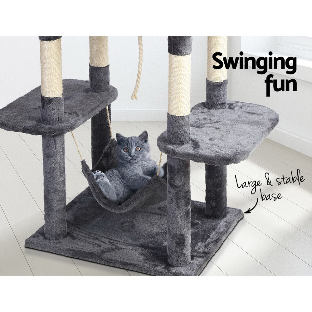 i.Pet Cat Tree 171cm Tower Scratching Post Scratcher Wooden Condo House Bed Toys
