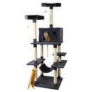 i.Pet Cat Tree 184cm Trees Scratching Post Scratcher Tower Condo House Furniture Wood
