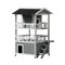 i.Pet Cat House Outdoor Wooden Shelter Rabbit Hutch Condo Small Dog Pet House