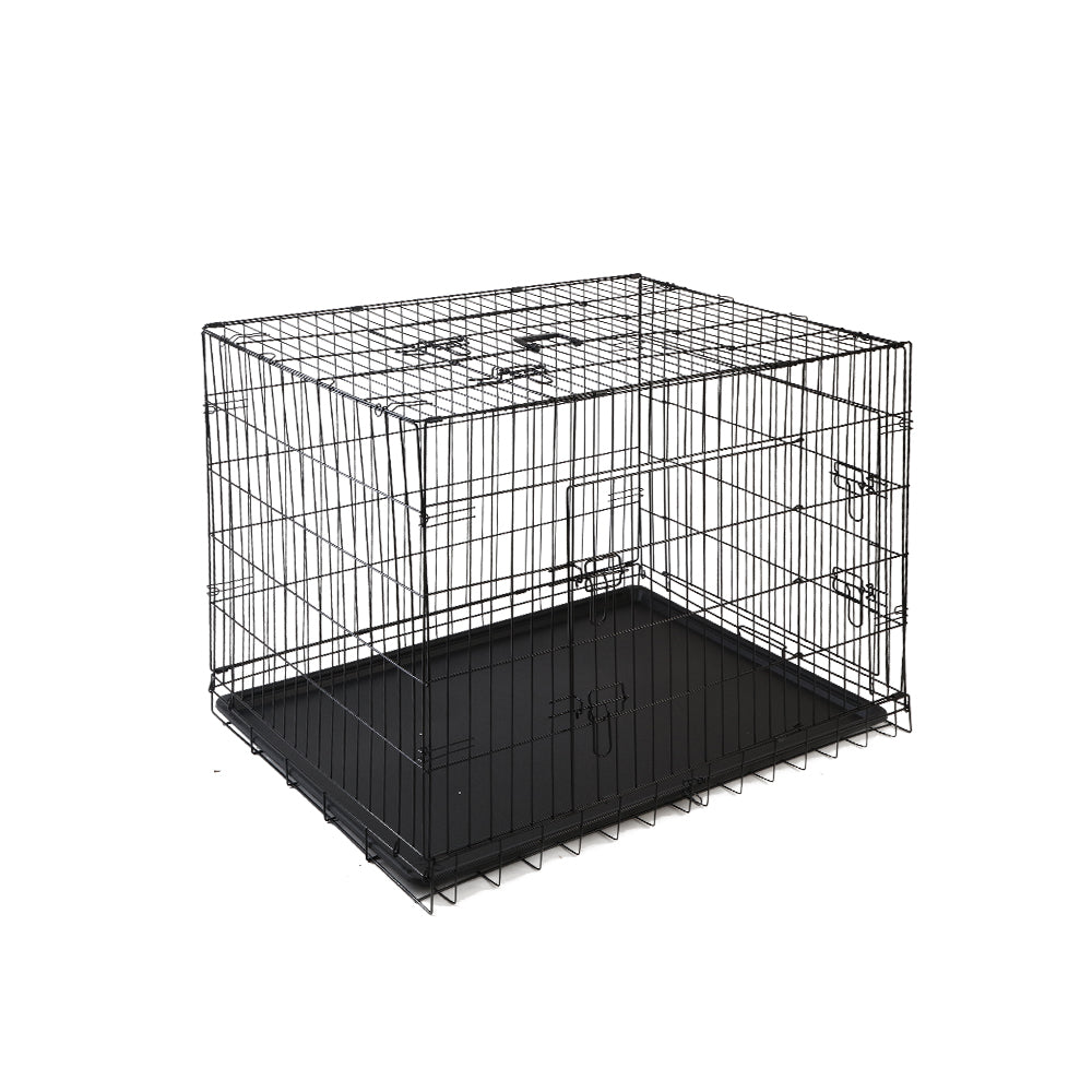 i.Pet 48" Dog Cage Crate Large Kennel 3 Doors