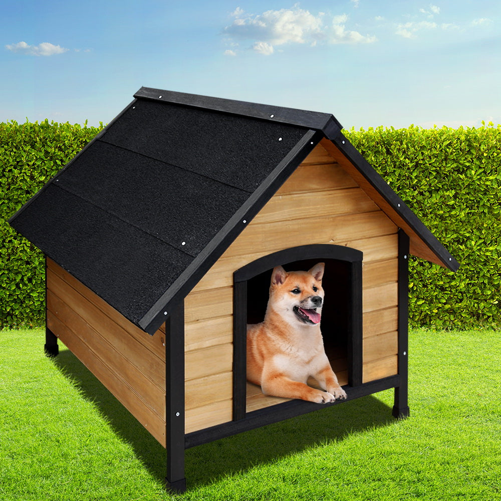 i.Pet Dog Kennel Extra Large Wooden Outdoor House Pet Puppy House XL Crate Cabin Waterproof